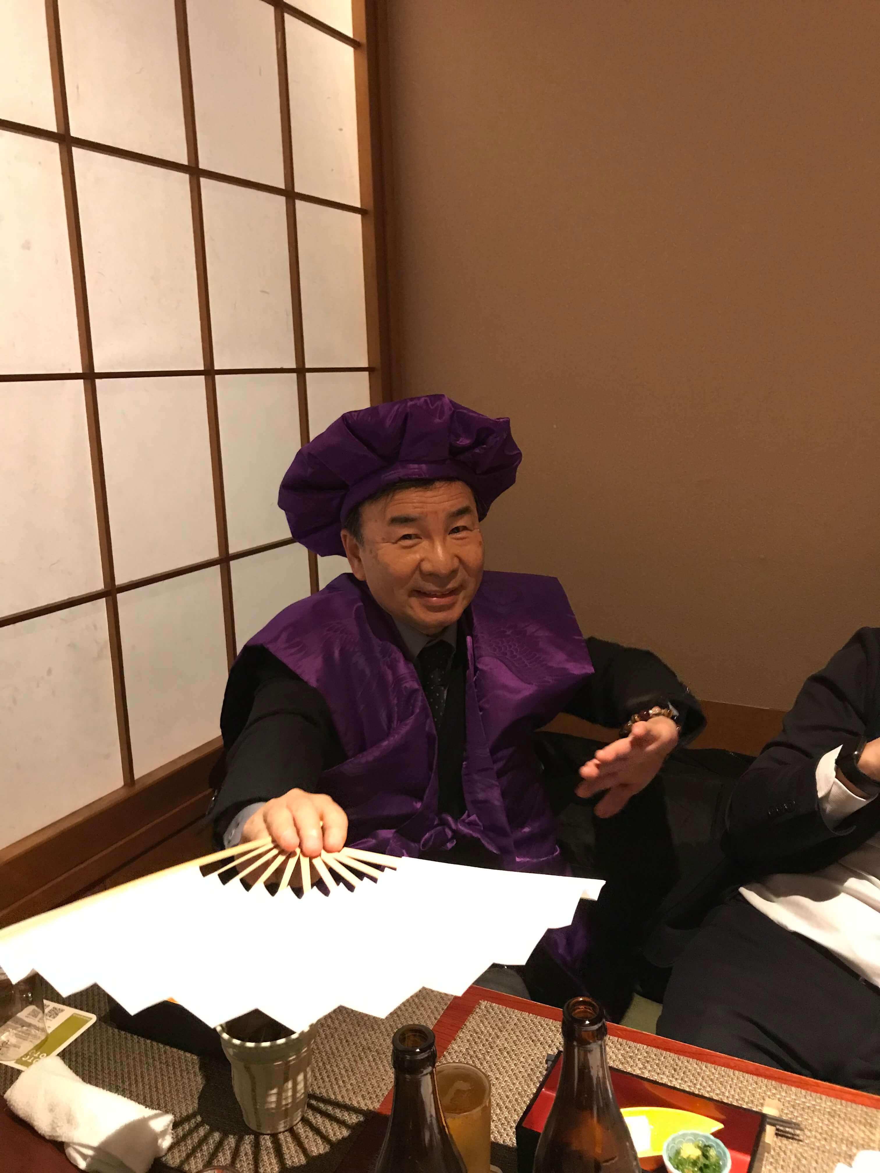 地曵社長 古希のお祝い 新入社員の方へ Novaks 地曵社長 古希のお祝い 新入社員の方へ Novaks